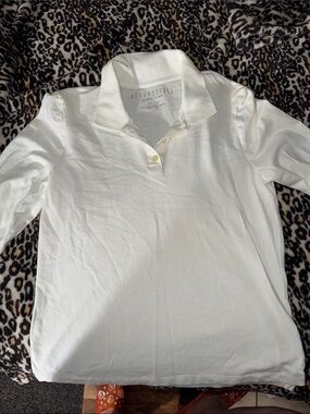 Aeropostale  Cream-White Polo Shirt